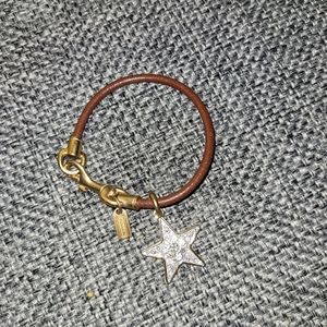 NEW (without tags) COACH STAR LEATHER BRACELET